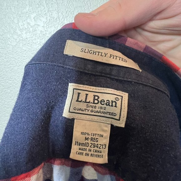 Men's Plaid Flannel Shirt, Slightly Fitted - Size M - Picture 2 of 6